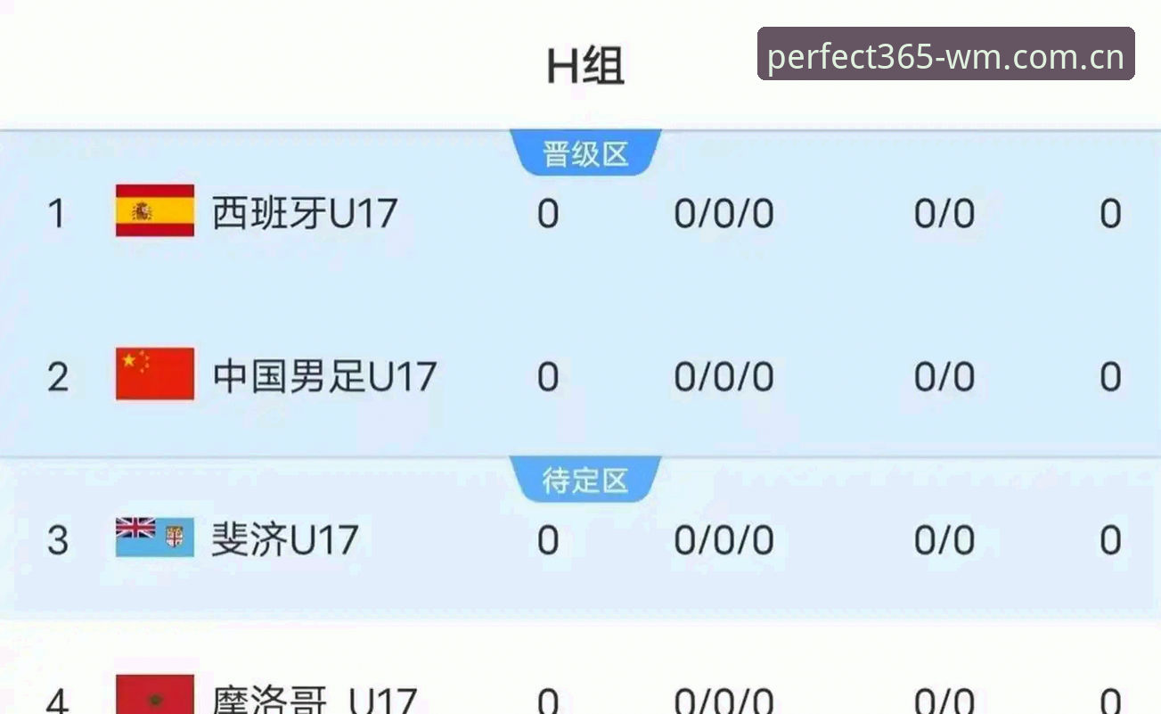 完美体育365WM体育盛宴必备 U17世界杯抽签结果出炉,完美体育365平台观赛必备指南