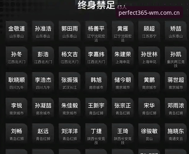 揭秘足协第三批禁足名单：你不知道的行业内幕与操作逻辑